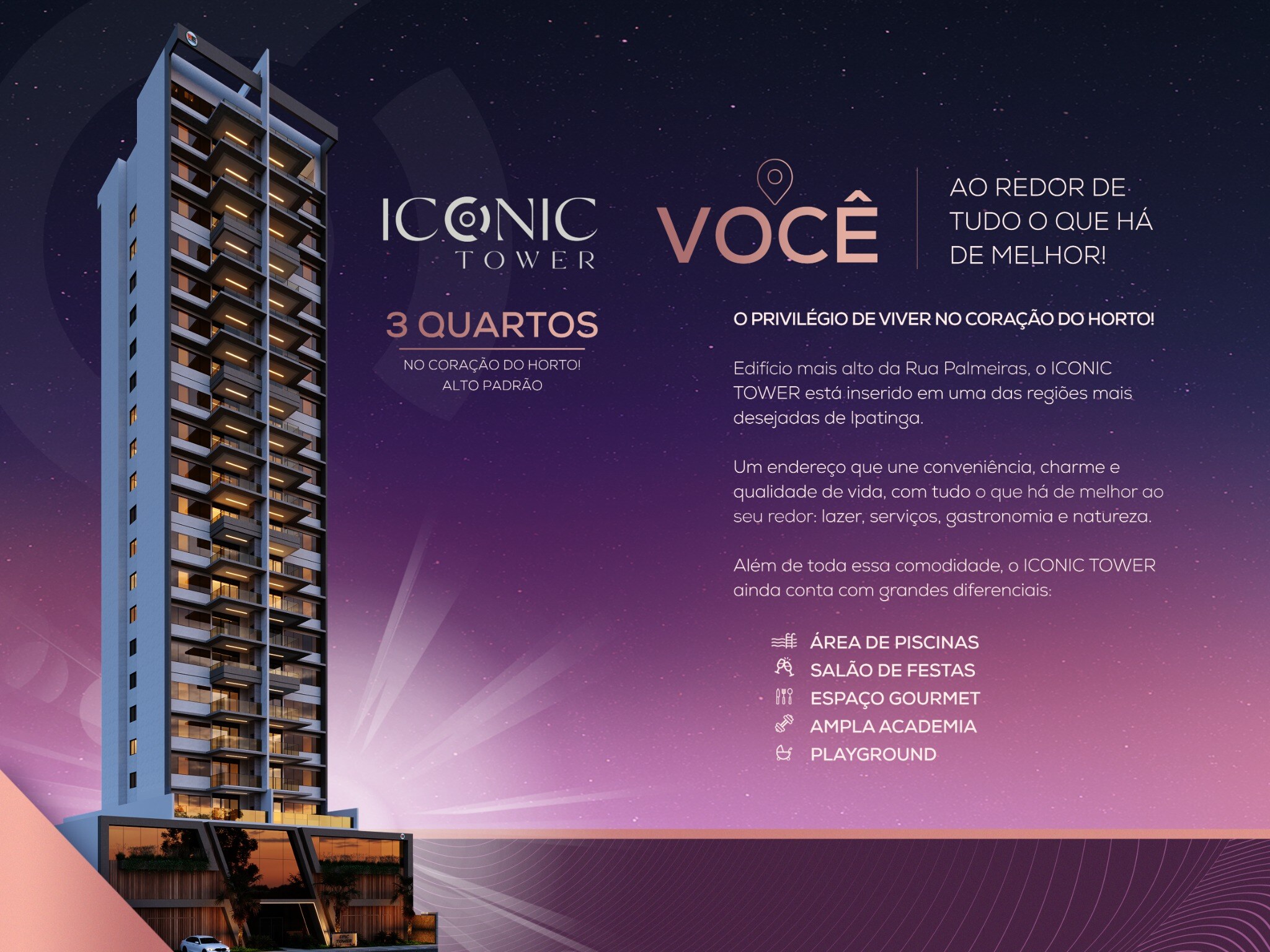 Iconic Tower no bairro Horto, em Ipatinga